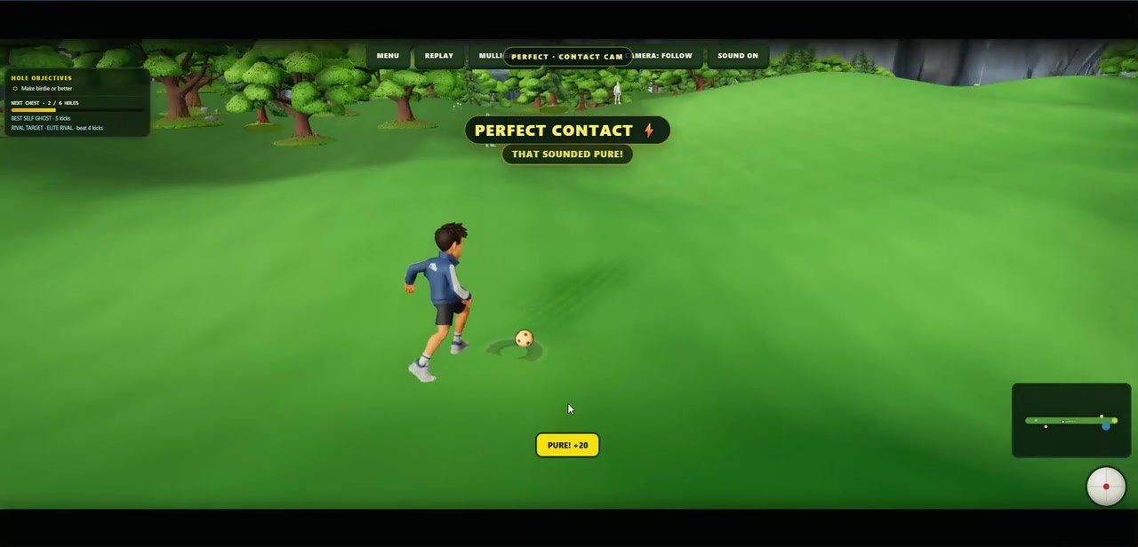 FootGolf Rivals development gameplay
